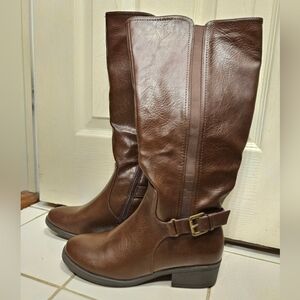 White mountain Fiona tall brown boots womens size 8 shoes